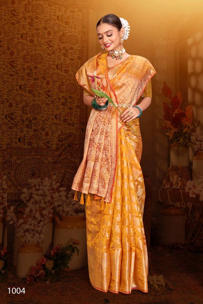 Monika Vol 11 By Saroj Designer Organza Soft Silk Sarees Wholesale Shop In Surat
